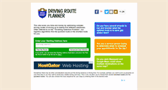 Desktop Screenshot of drivingrouteplanner.com