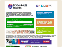 Tablet Screenshot of drivingrouteplanner.com